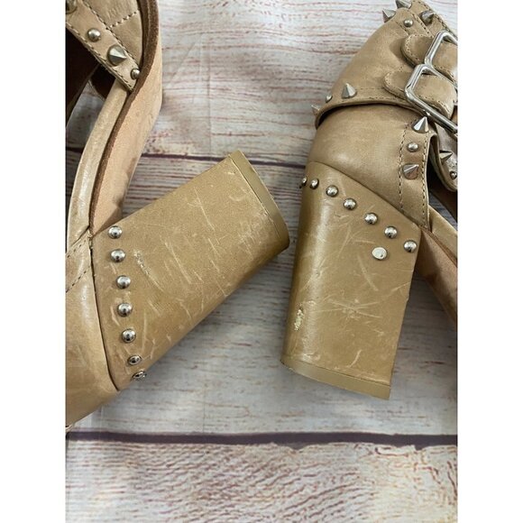 Laurence Decade Women's Studded Open Toe Ankle Booties - 37 1/2 - Picture 13 of 13